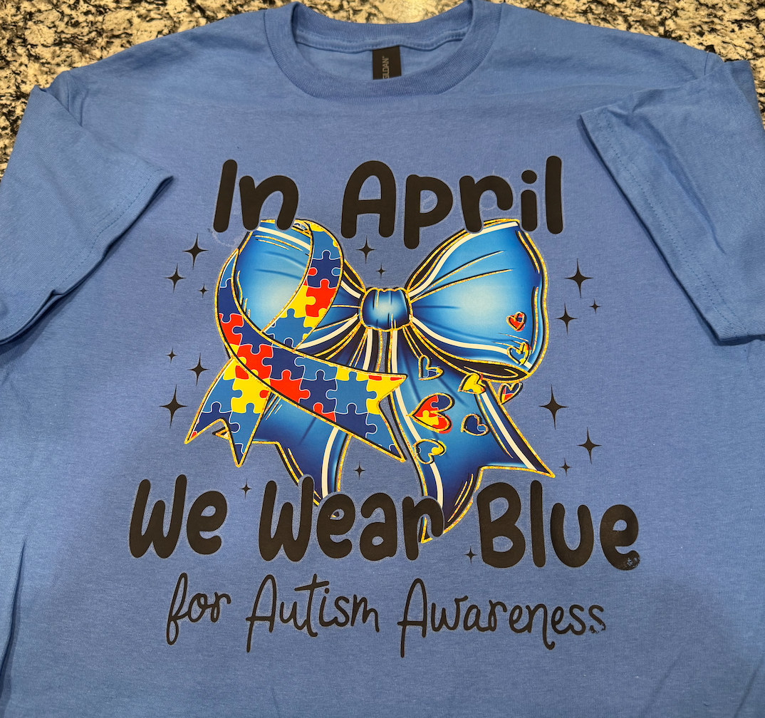 Autism Awareness (Blue Bow)