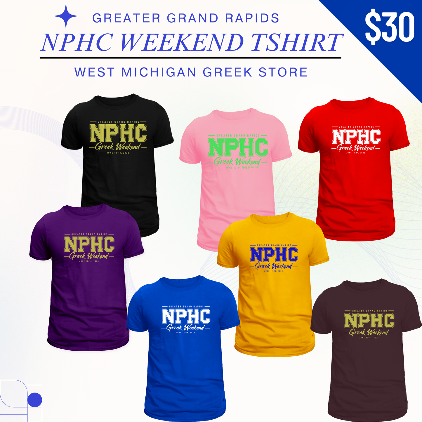 Grand Rapids NPHC Weekend Shirt 2026